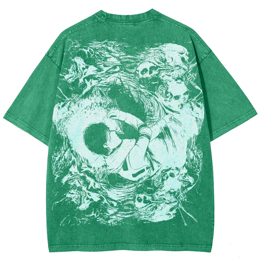 Attack on Titan Unisex Fit Washed T-Shirt 2503010151
