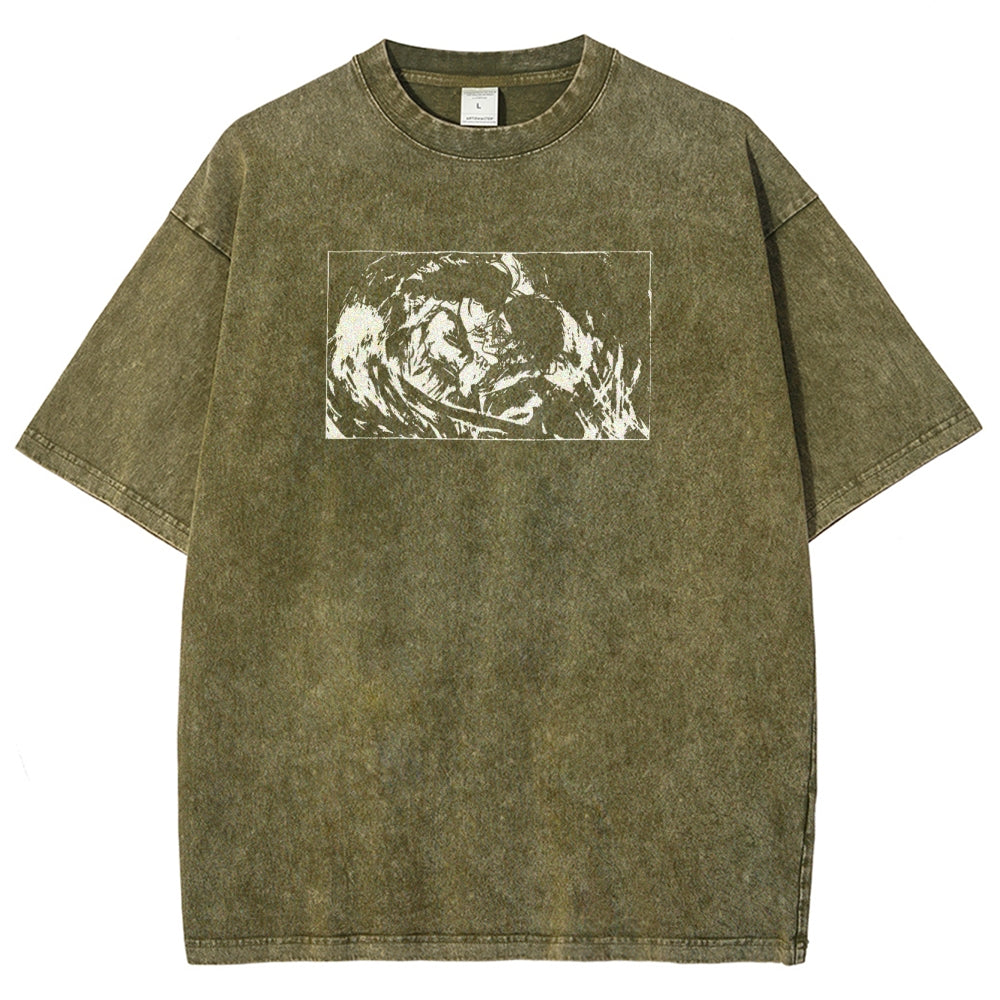 Attack on Titan Unisex Fit Washed T-Shirt 2503010151