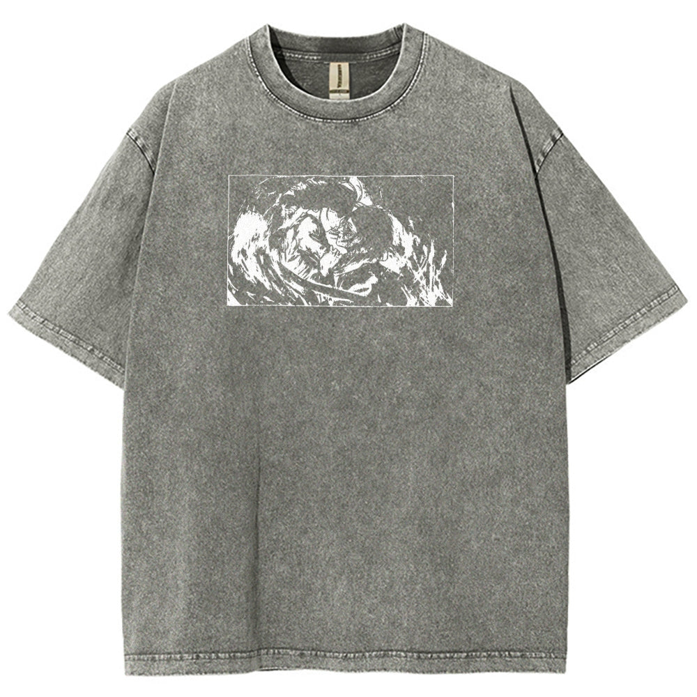 Attack on Titan Unisex Fit Washed T-Shirt 2503010151
