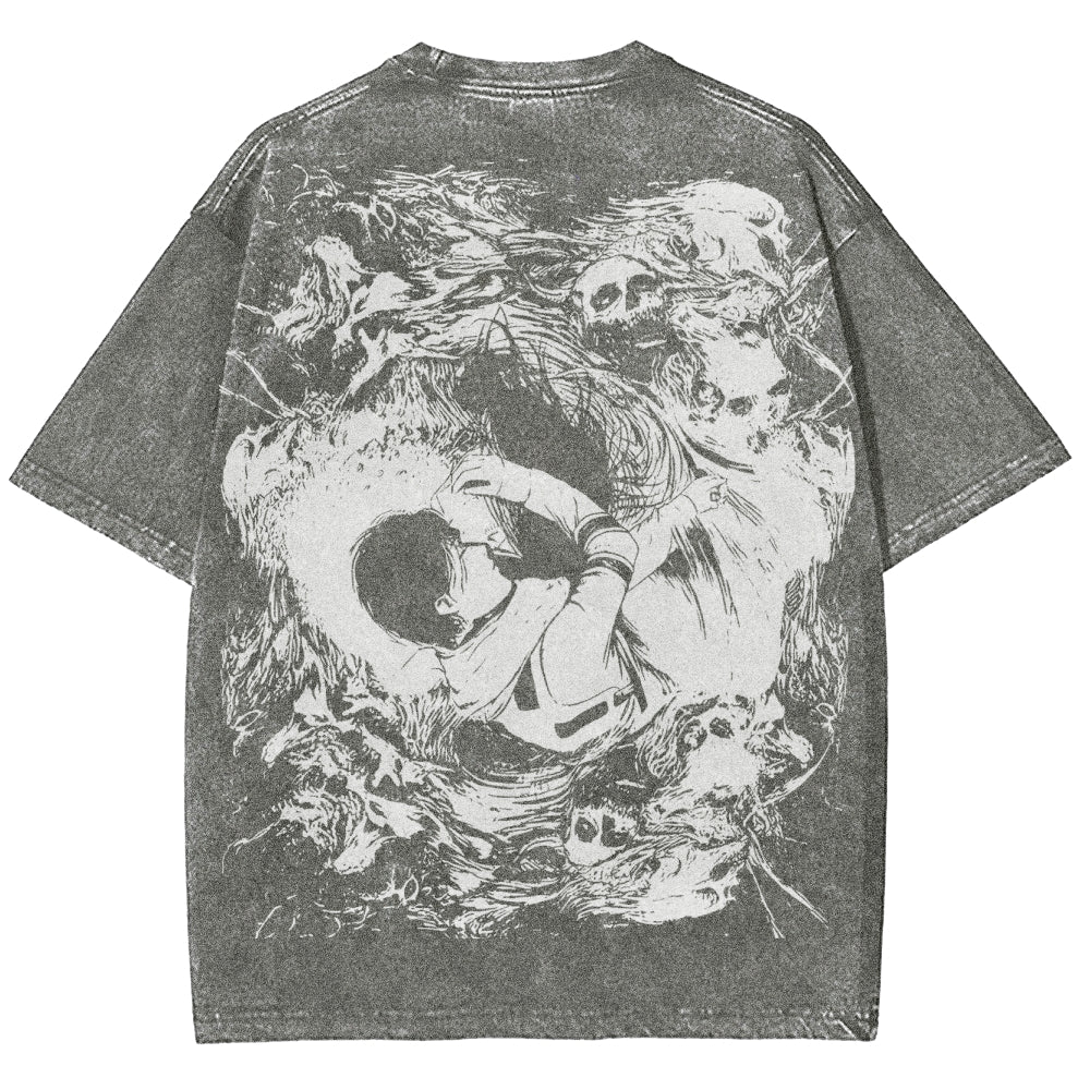 Attack on Titan Unisex Fit Washed T-Shirt 2503010151
