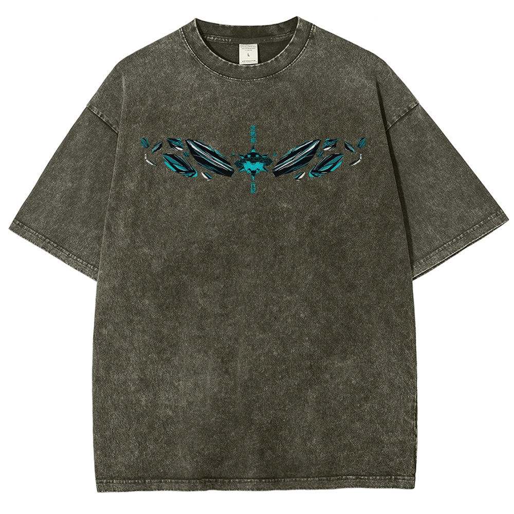 Demon Slayer Unisex Fit Washed T-Shirt 2504000907