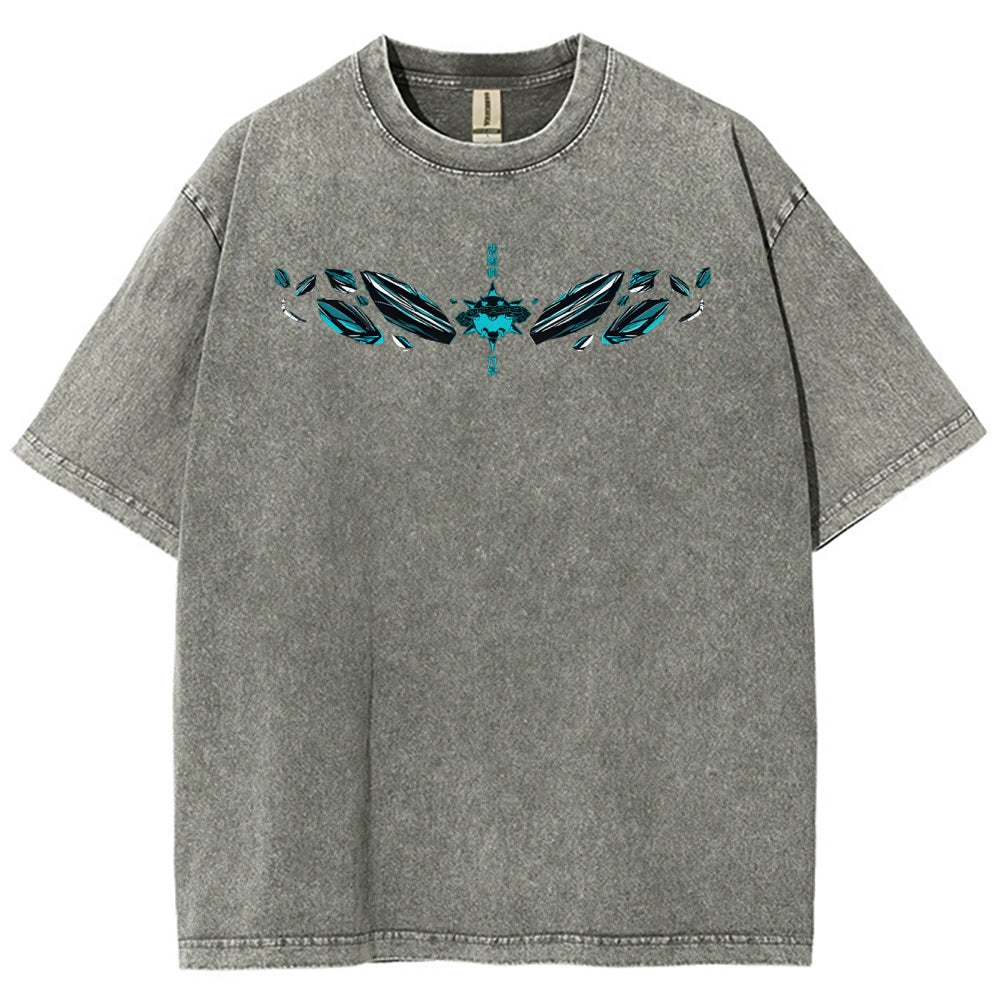 Demon Slayer Unisex Fit Washed T-Shirt 2504000907