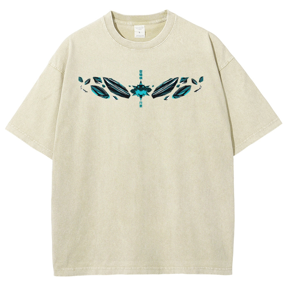 Demon Slayer Unisex Fit Washed T-Shirt 2504000907