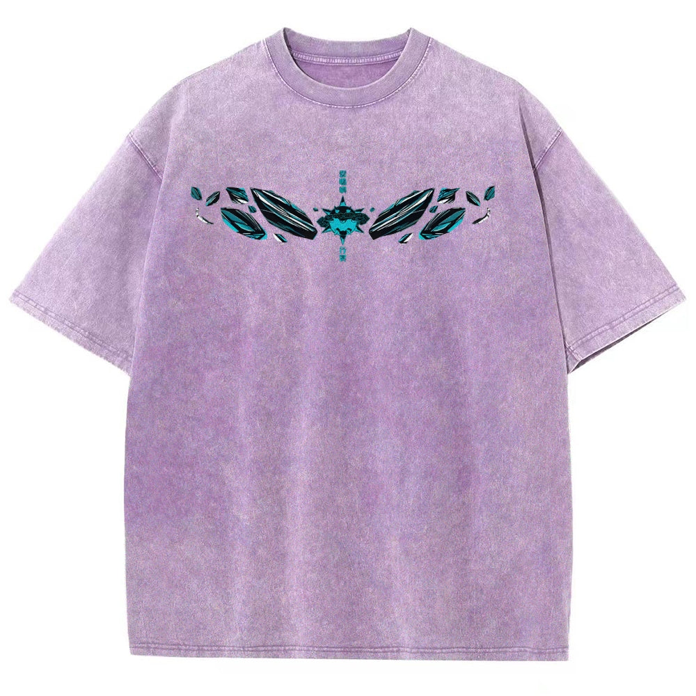 Demon Slayer Unisex Fit Washed T-Shirt 2504000907