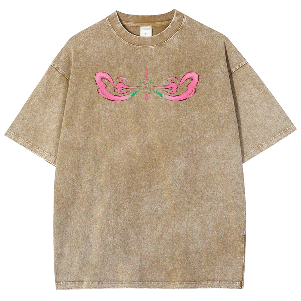 Demon Slayer Mitsuri Kanroji Unisex Fit Washed T-Shirt 2504004048
