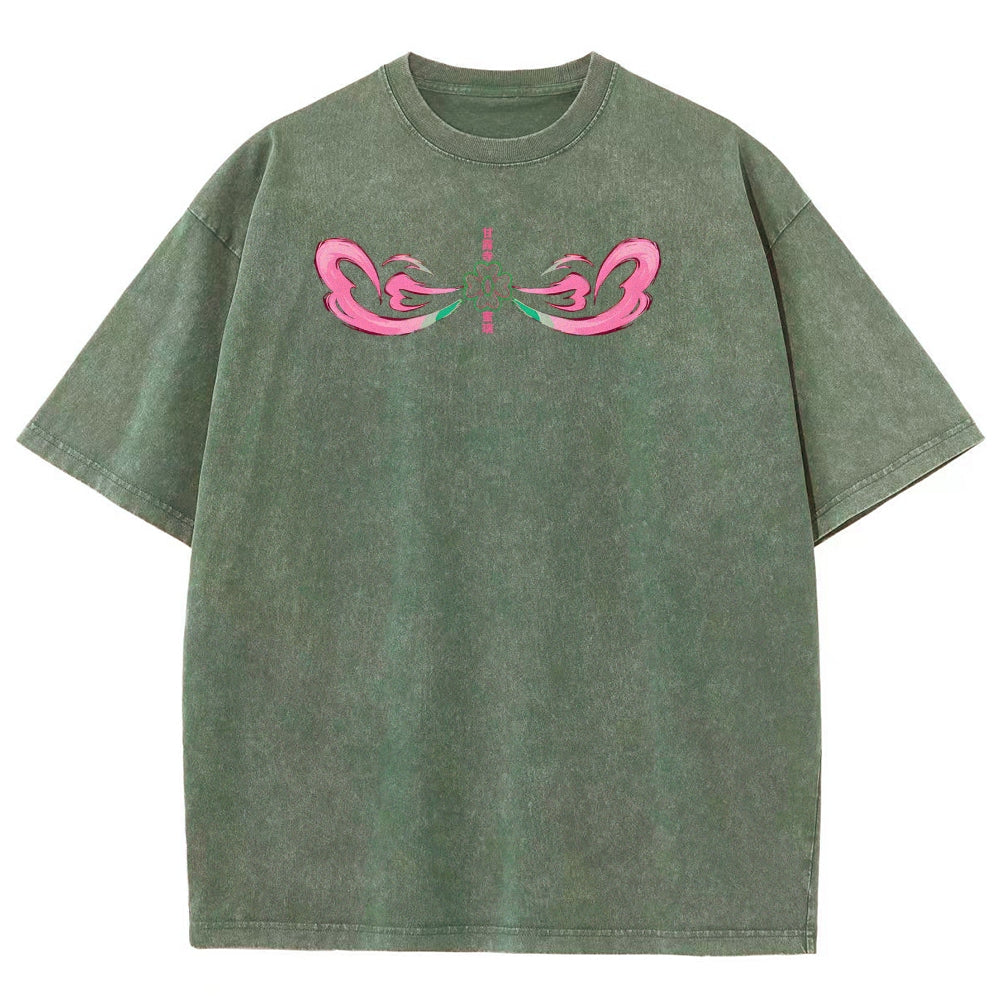 Demon Slayer Mitsuri Kanroji Unisex Fit Washed T-Shirt 2504004048