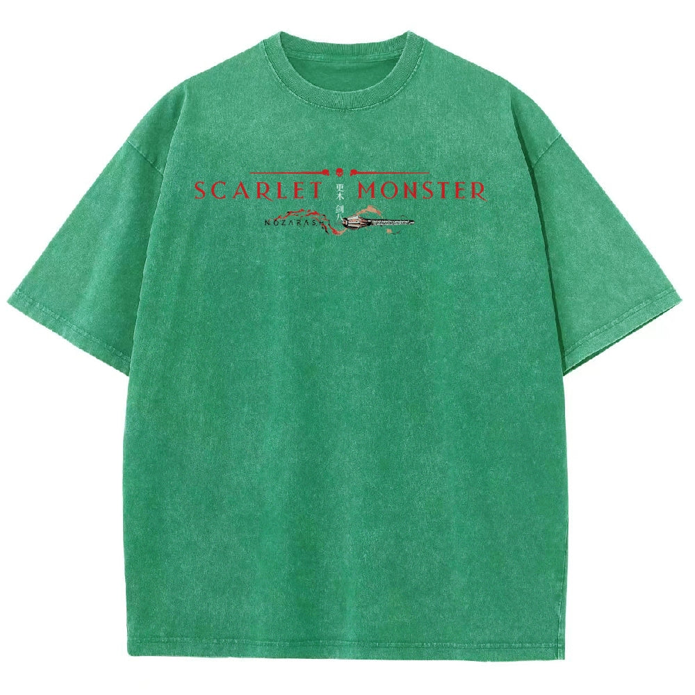 Bleach Unisex Fit Washed T-Shirt 2504005406