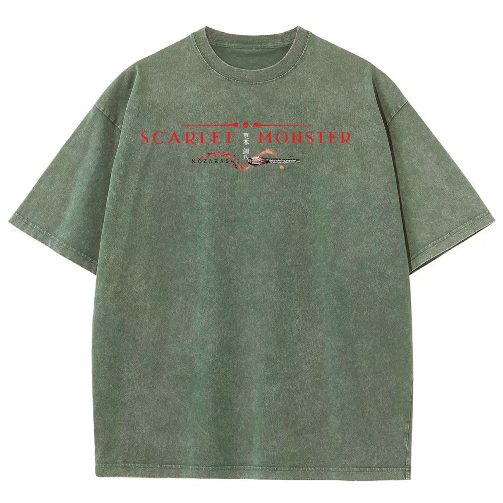 Bleach Unisex Fit Washed T-Shirt 2504005406