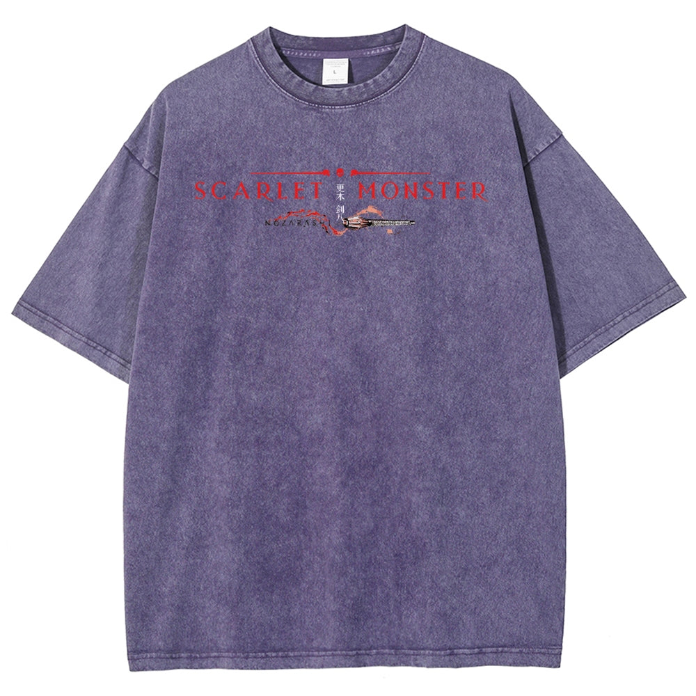 Bleach Unisex Fit Washed T-Shirt 2504005406
