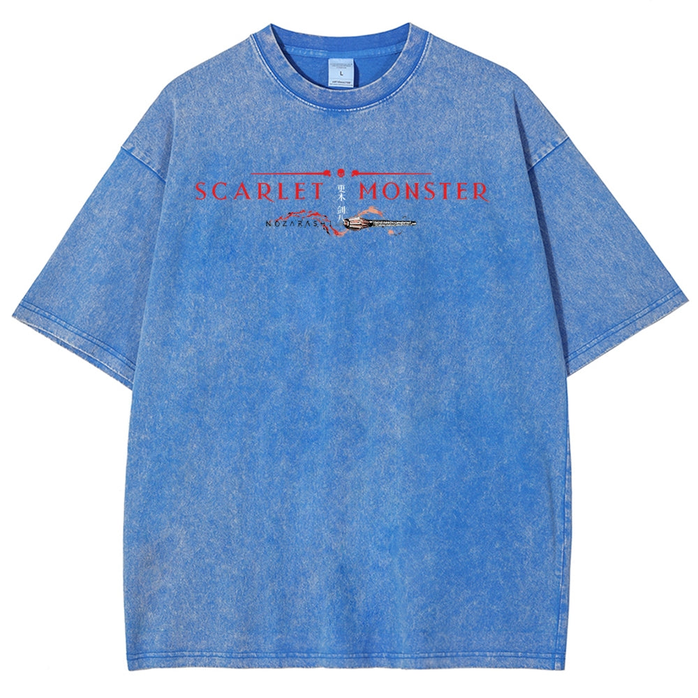 Bleach Unisex Fit Washed T-Shirt 2504005406