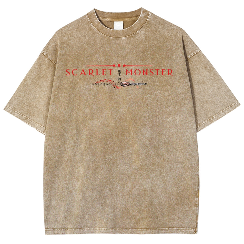 Bleach Unisex Fit Washed T-Shirt 2504005406