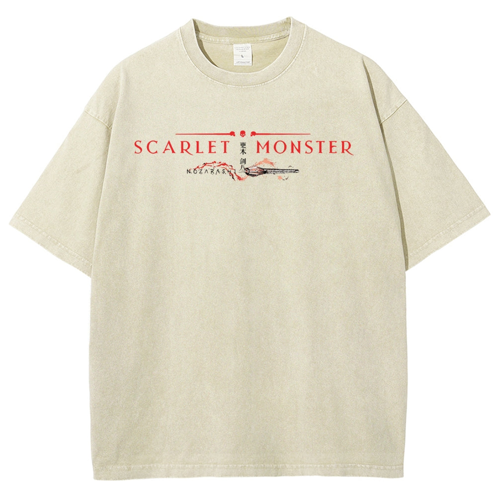 Bleach Unisex Fit Washed T-Shirt 2504005406