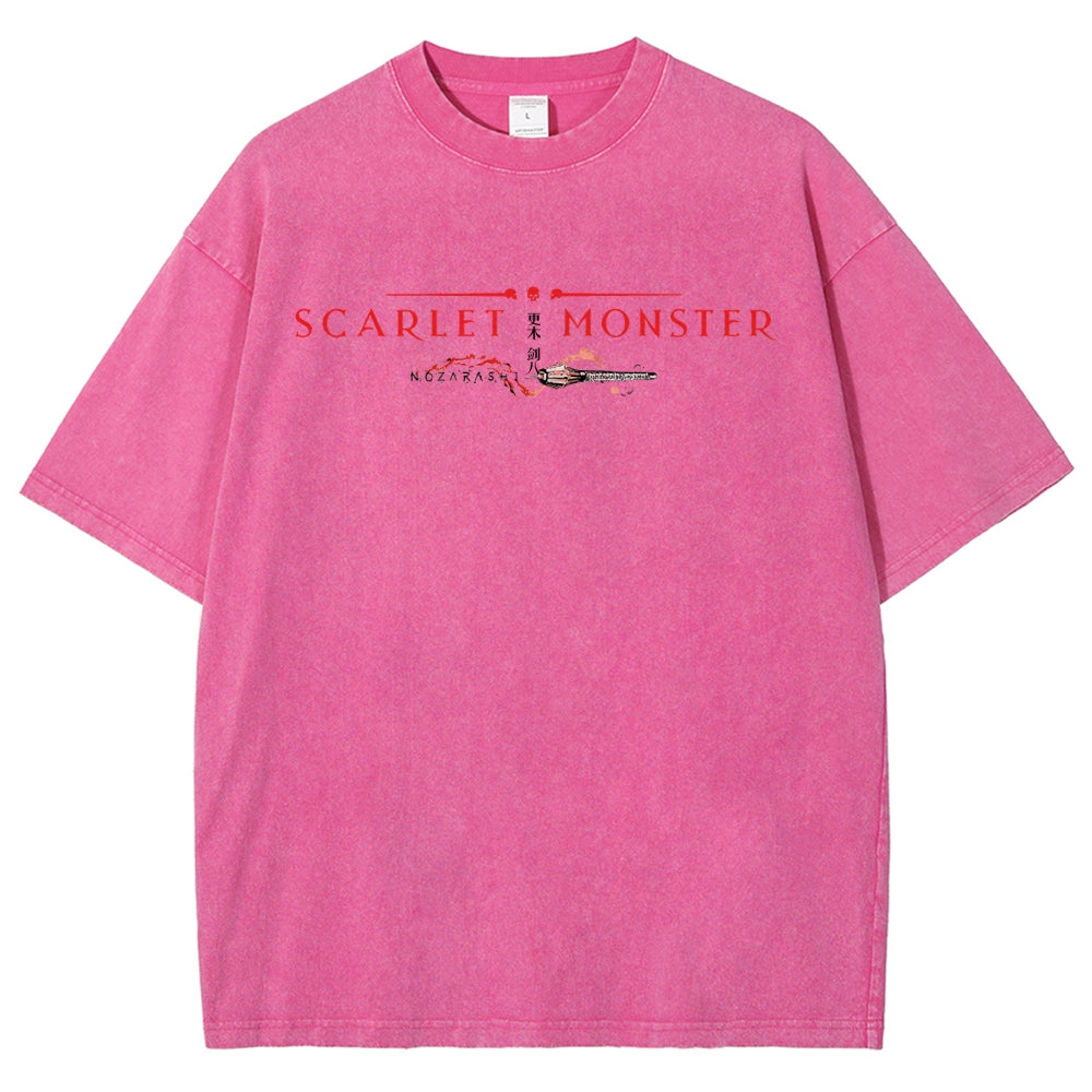 Bleach Unisex Fit Washed T-Shirt 2504005406