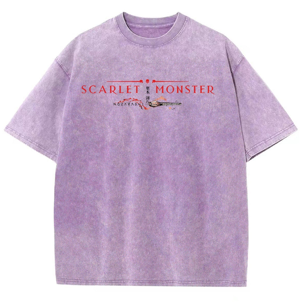 Bleach Unisex Fit Washed T-Shirt 2504005406