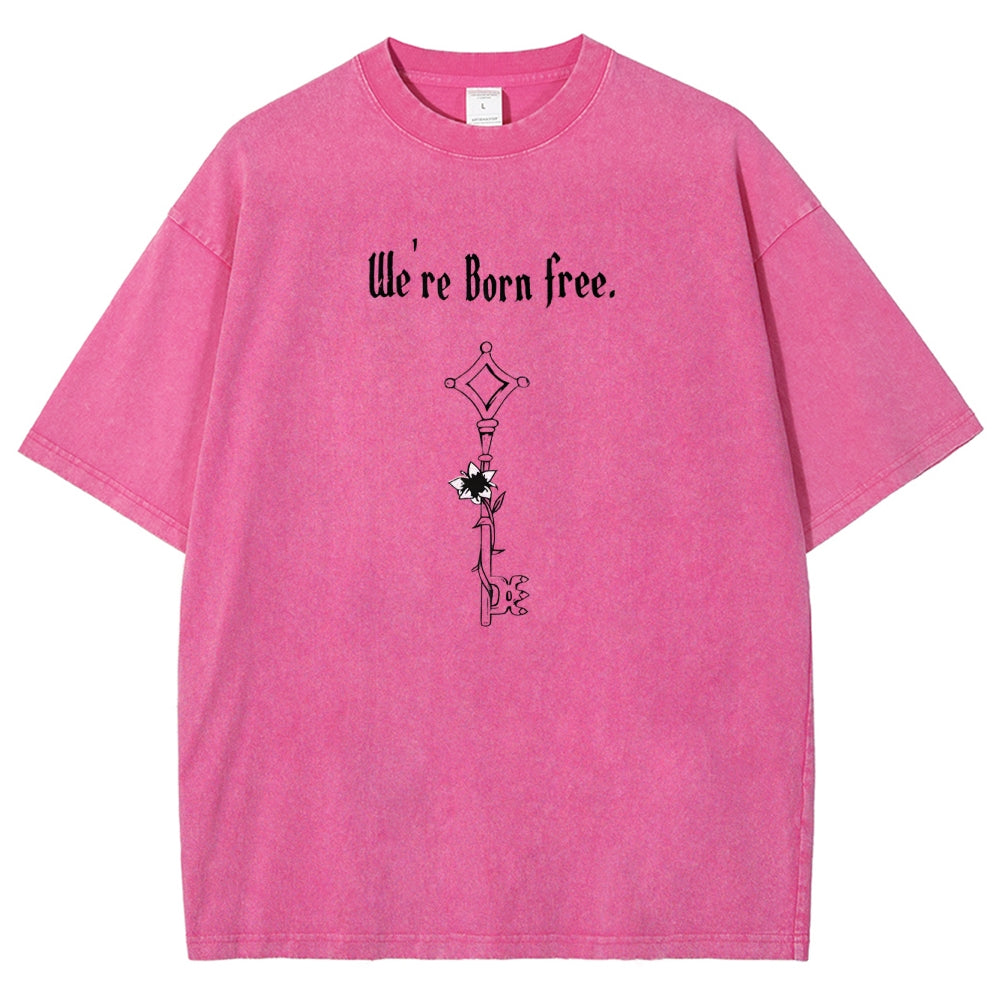 Attack on Titan Unisex Fit Washed T-Shirt 2504009749