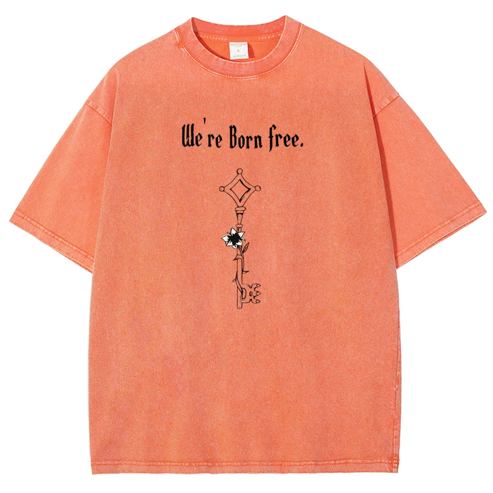 Attack on Titan Unisex Fit Washed T-Shirt 2504009749