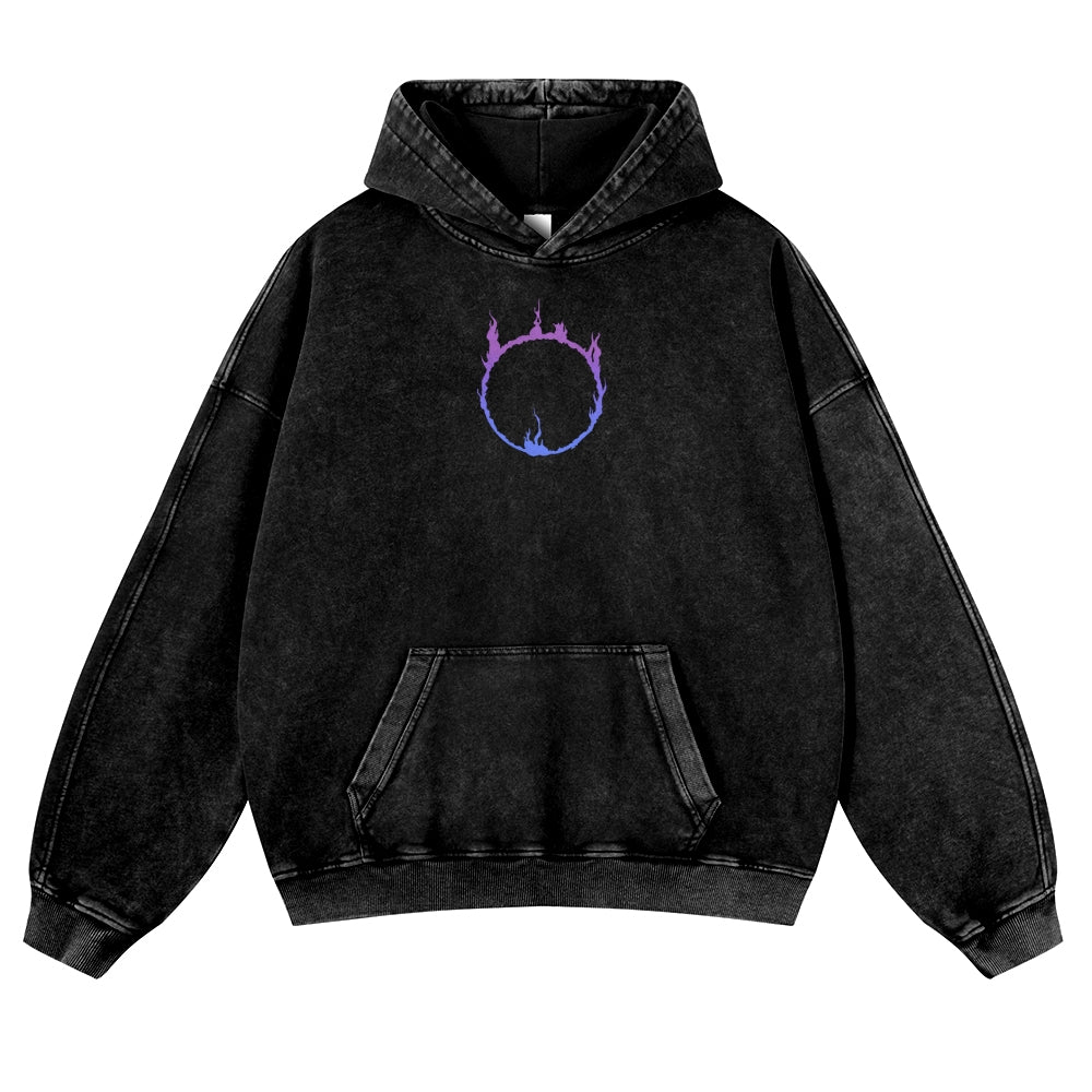Dark Souls  Casual Washed Hoodies 2506023615