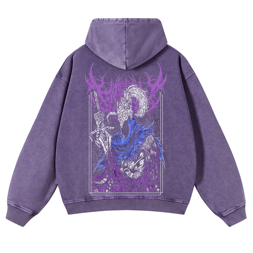 Dark Souls  Casual Washed Hoodies 2506023615