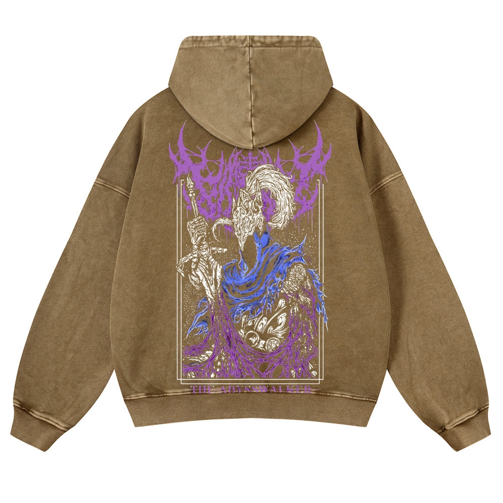 Dark Souls  Casual Washed Hoodies 2506023615