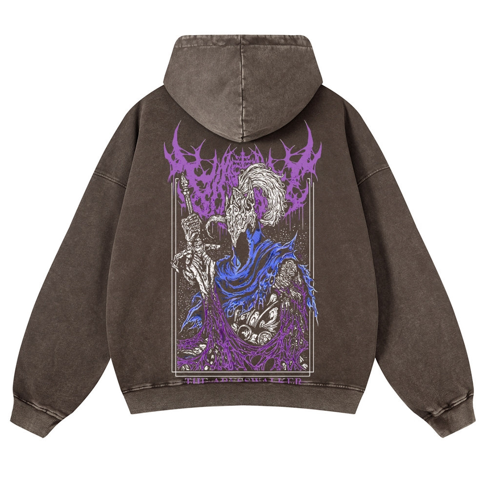 Dark Souls  Casual Washed Hoodies 2506023615