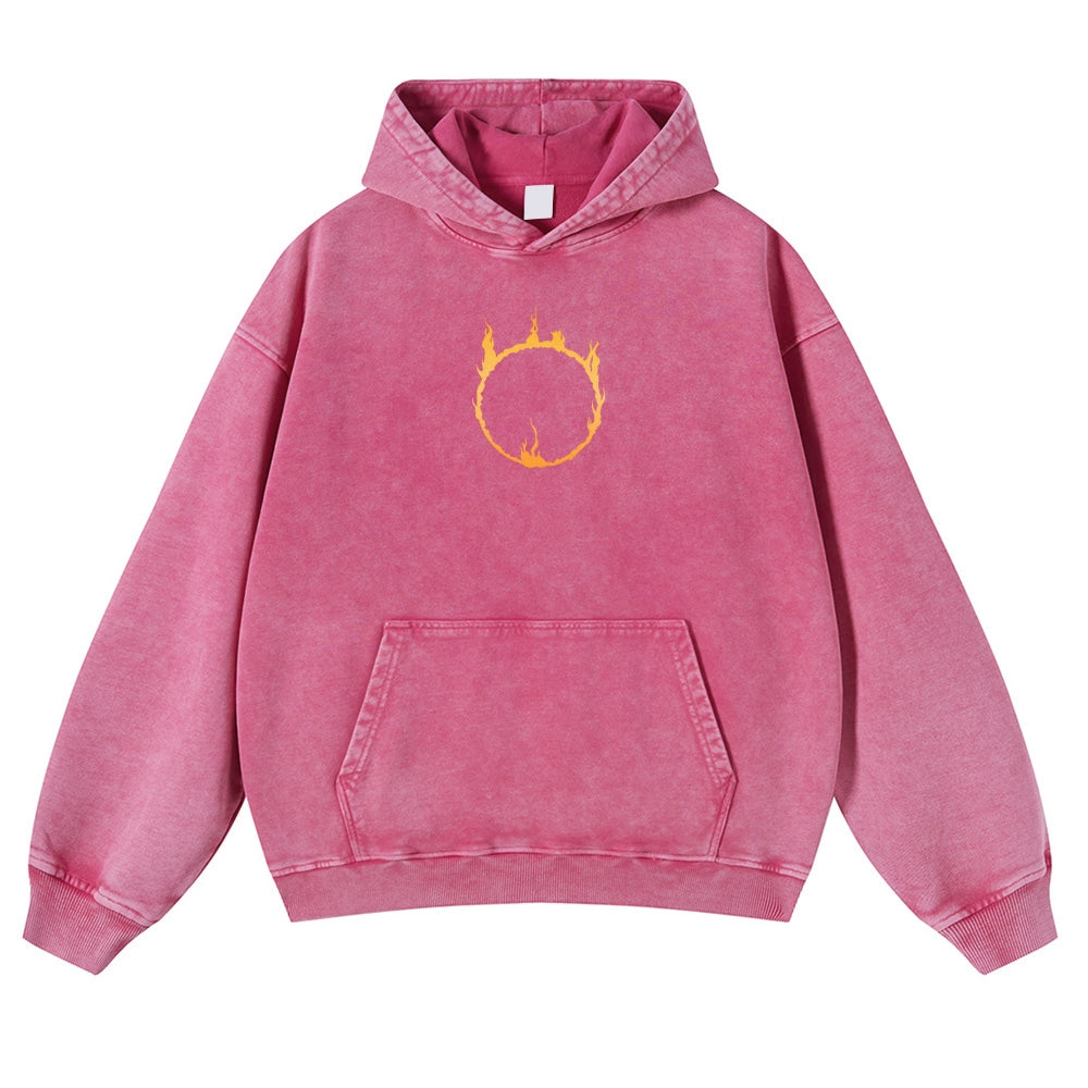 Dark Souls Casual Washed Hoodies 2506023623