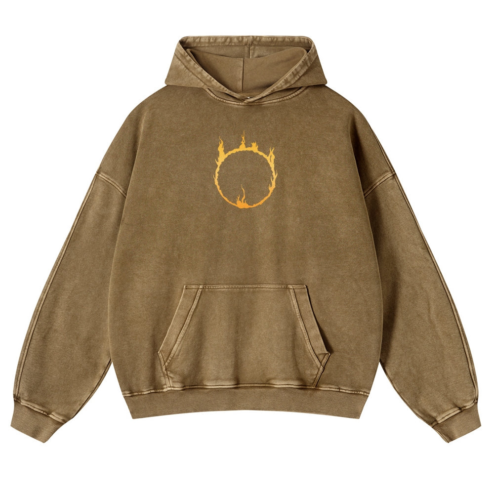 Dark Souls Casual Washed Hoodies 2506023623