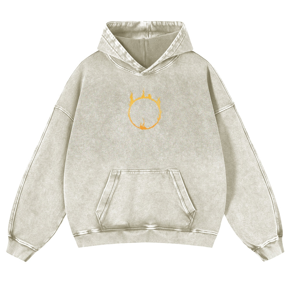 Dark Souls Casual Washed Hoodies 2506023623