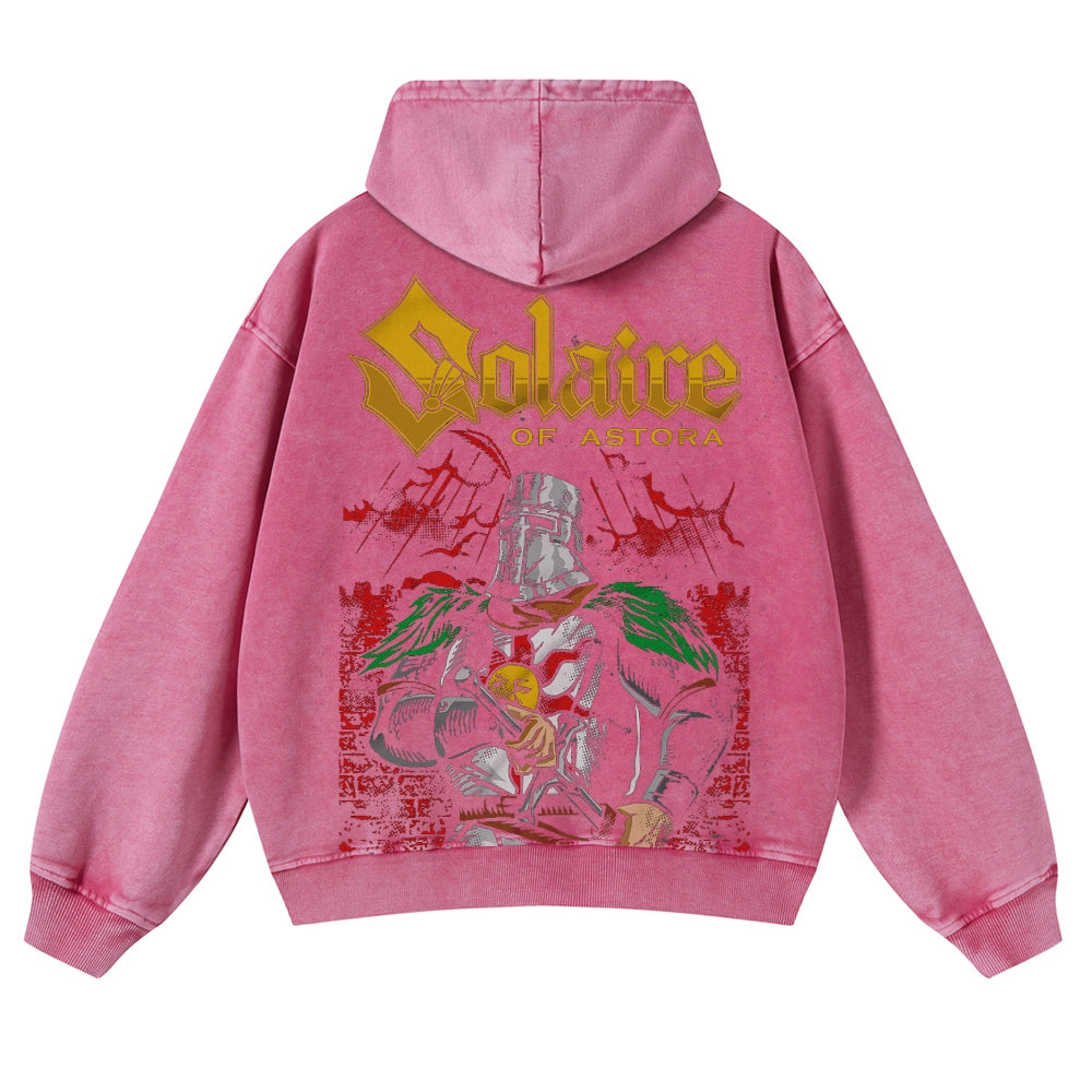 DARK SOULS Casual Washed Hoodies 2506023709