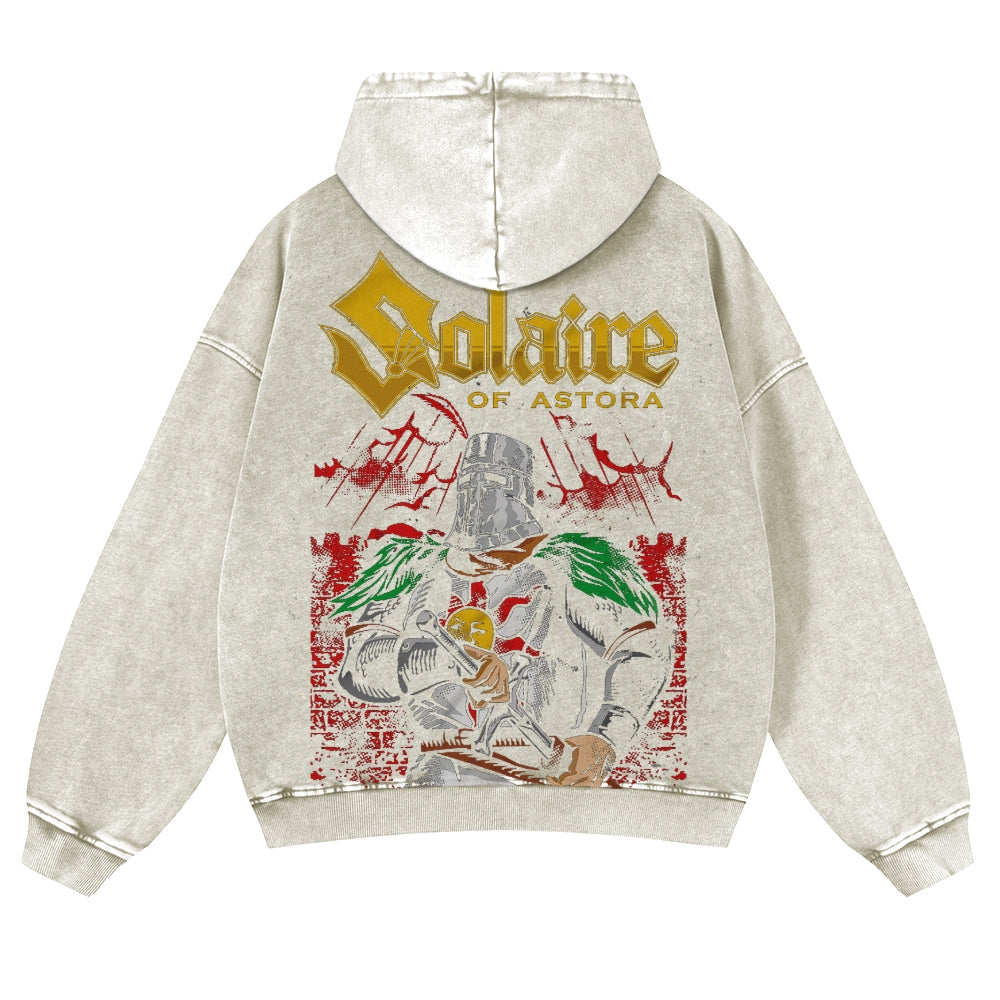 DARK SOULS Casual Washed Hoodies 2506023709