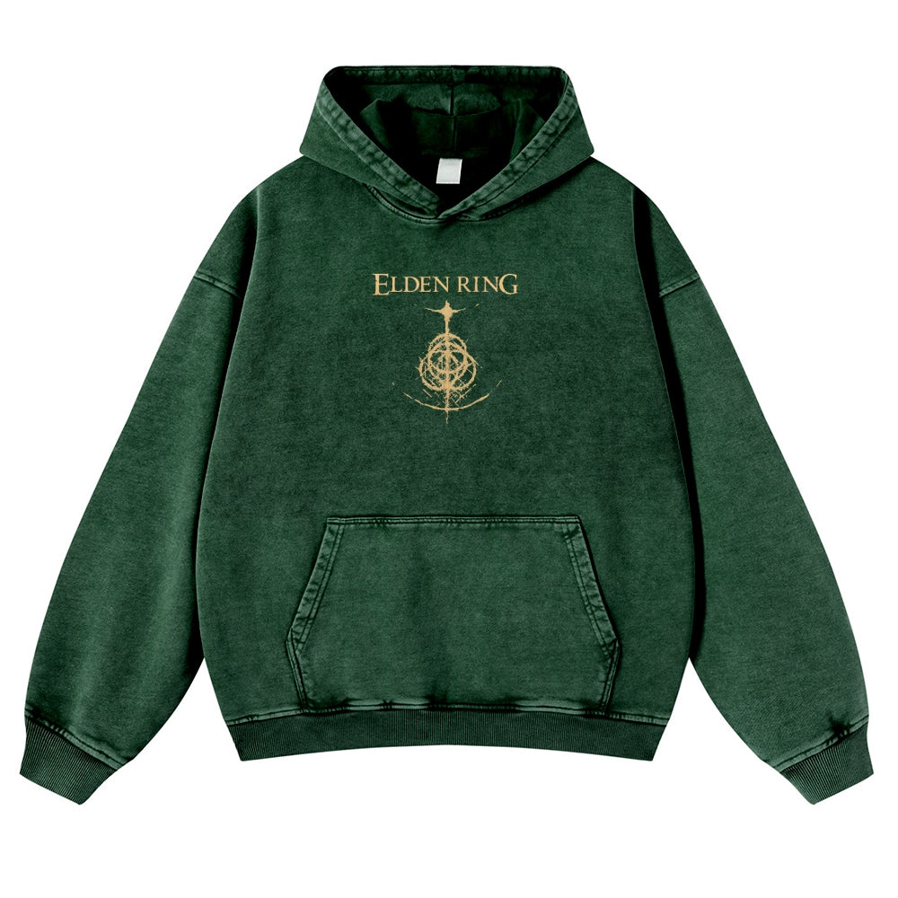 Elden Ring Casual Washed Hoodies 2506023731