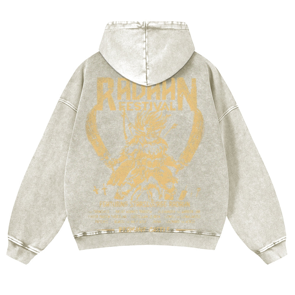 Elden Ring Casual Washed Hoodies 2506023731