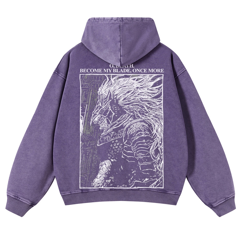 Elden Ring Casual Washed Hoodies 2506023739