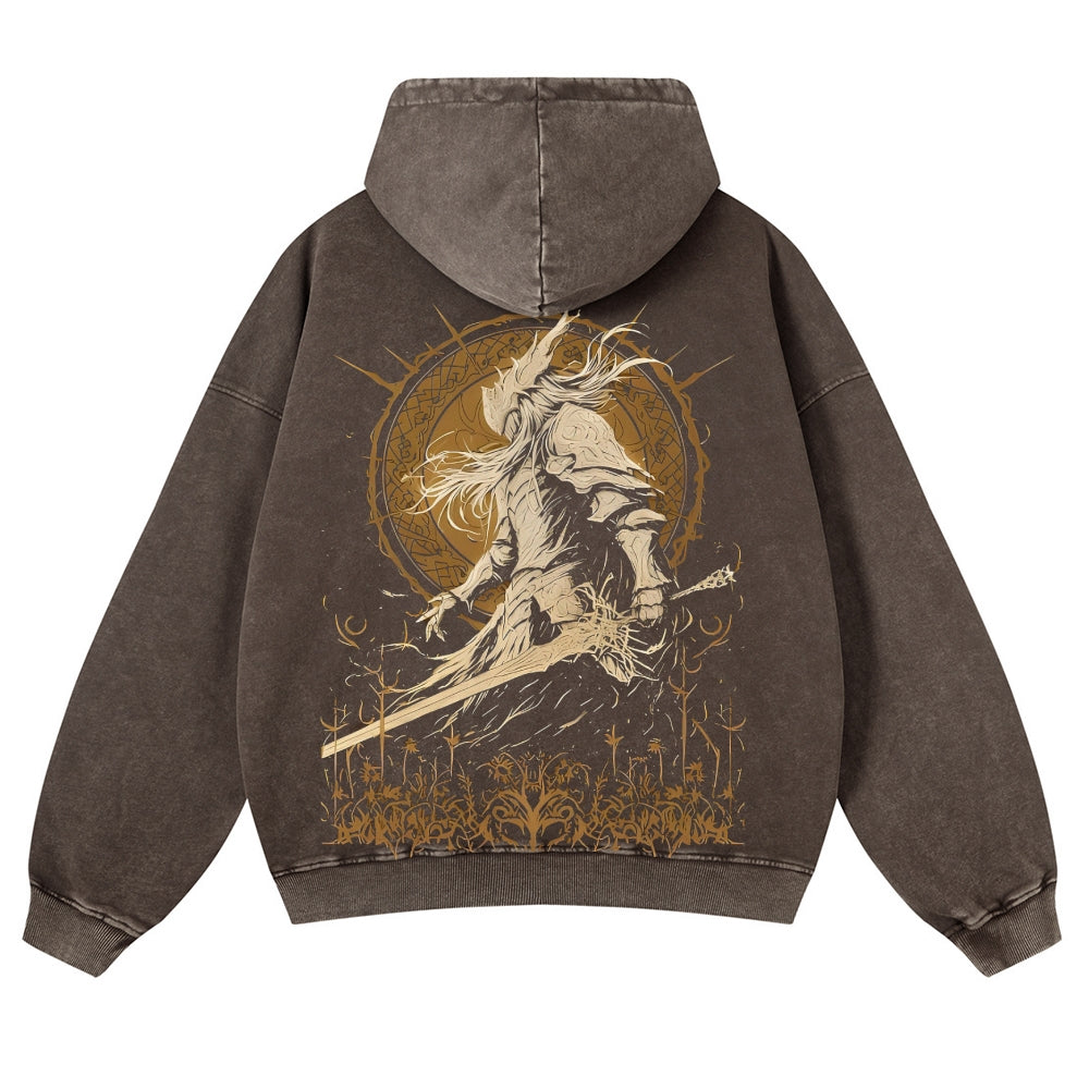 Elden Ring Casual Washed Hoodies 2506023829