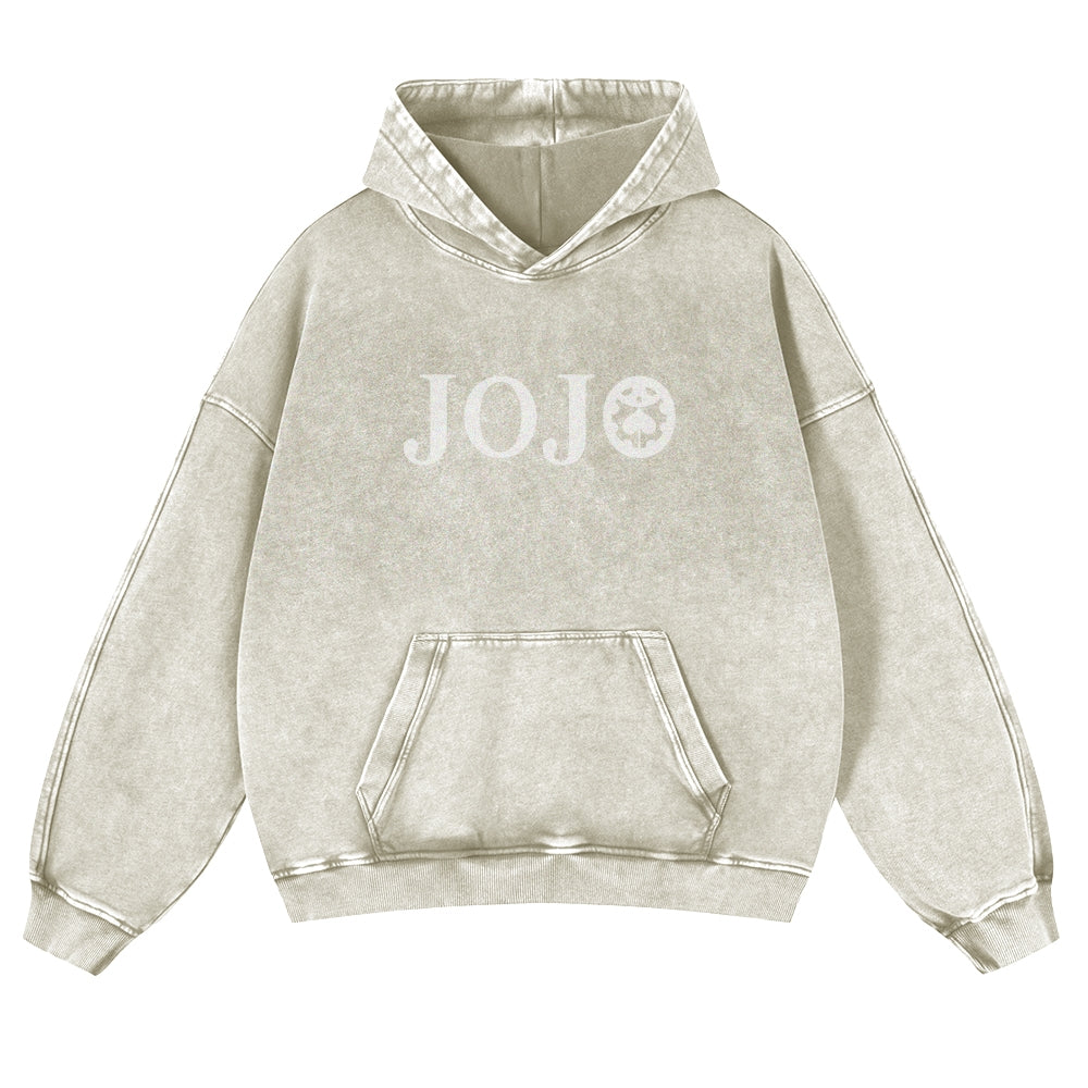 Yoshikage Kira Casual Washed Hoodies 2506023838