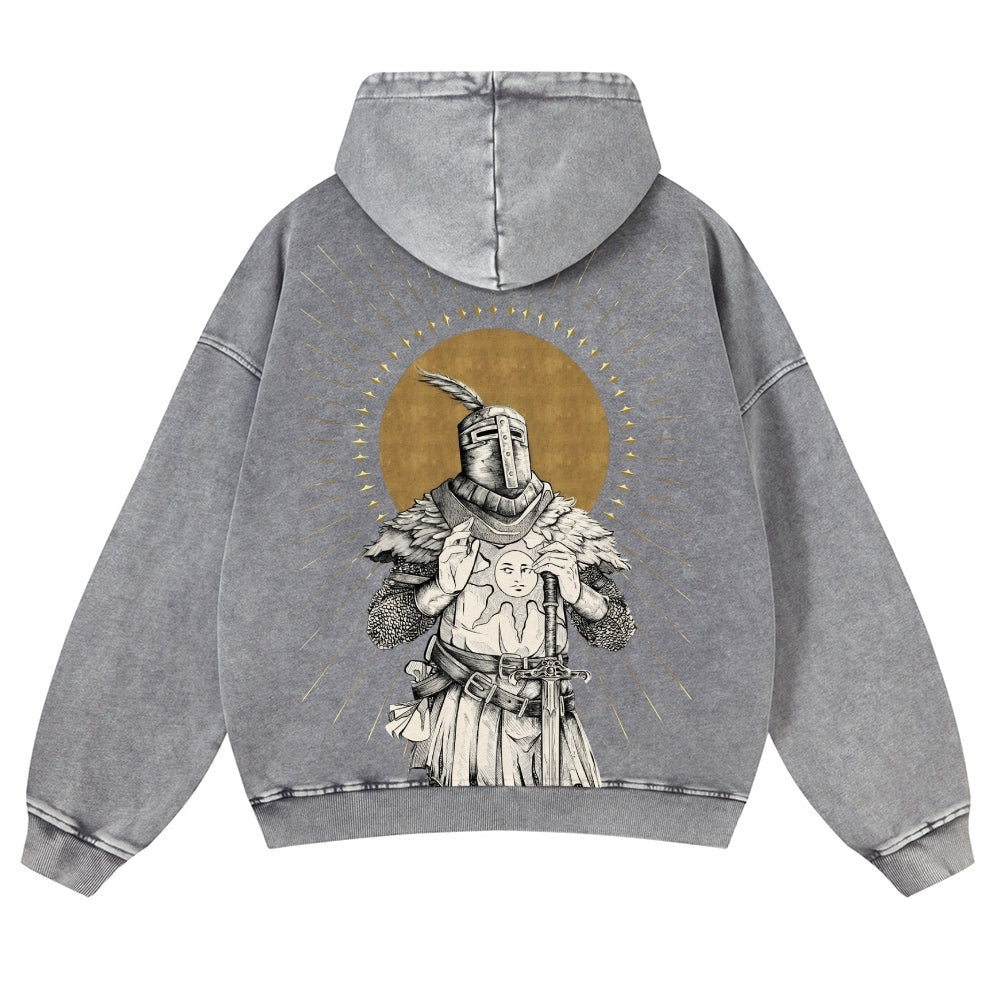 Dark Souls Casual Washed Hoodie 2506023842