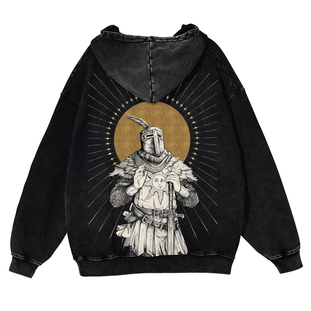 Dark Souls Casual Washed Hoodie 2506023842