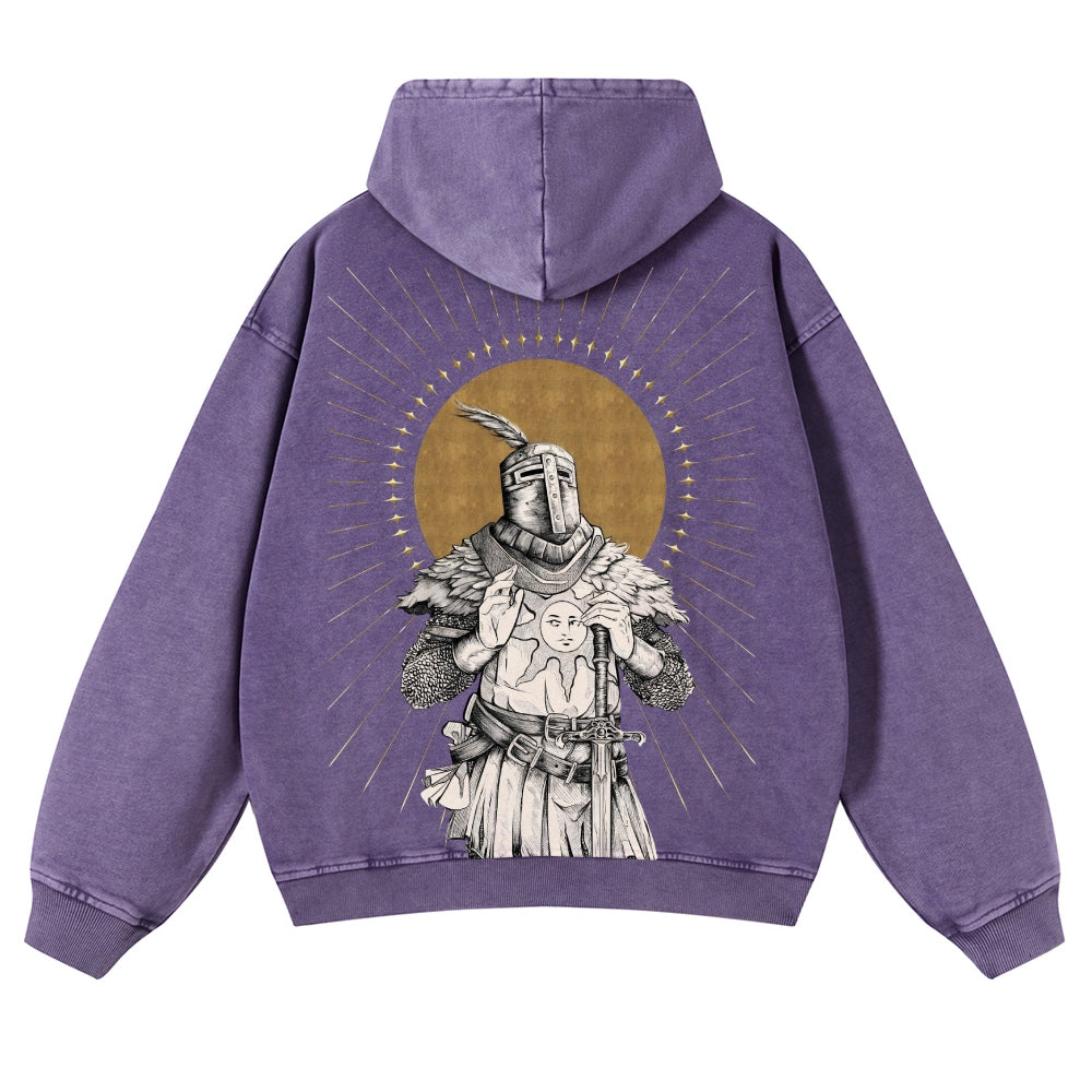 Dark Souls Casual Washed Hoodie 2506023842