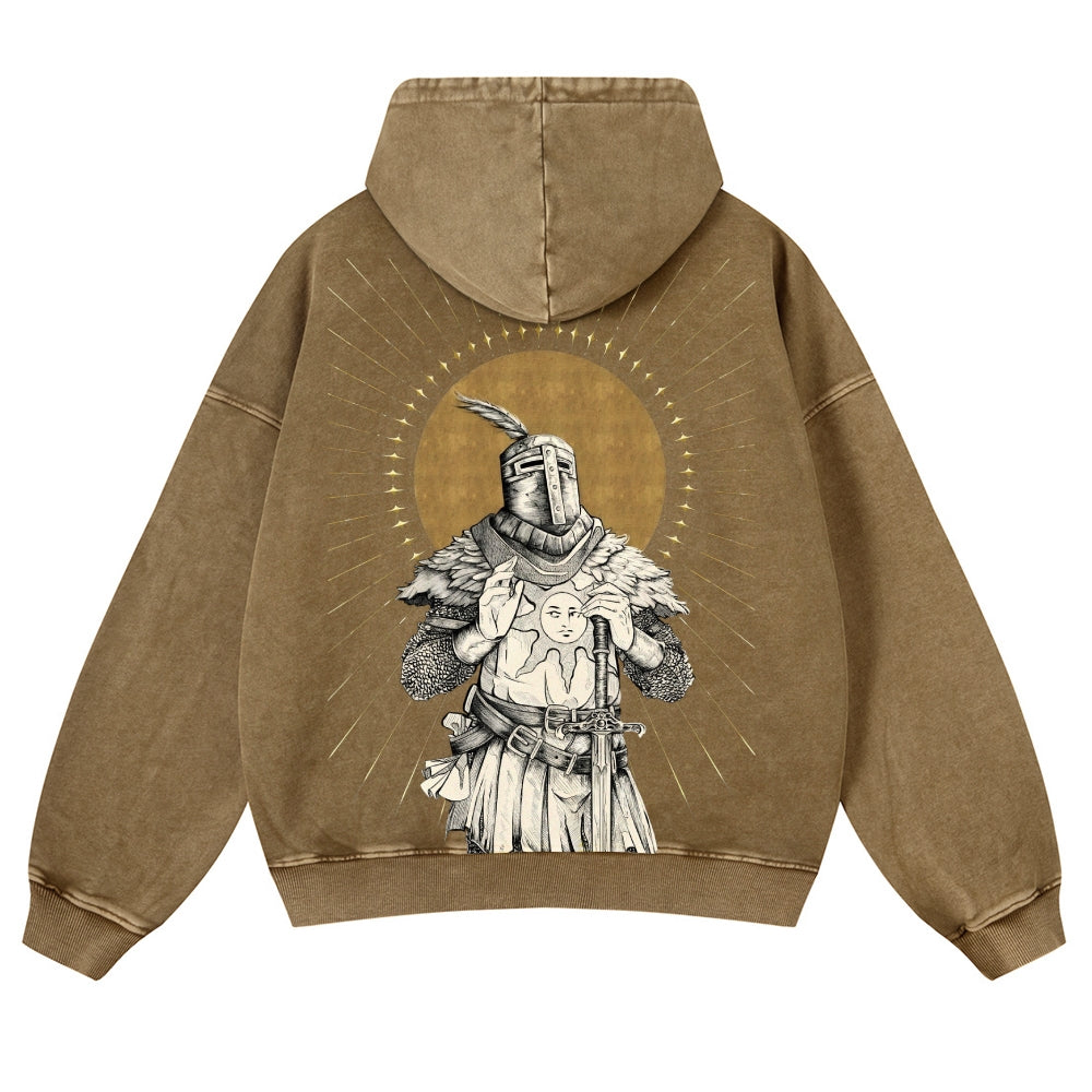 Dark Souls Casual Washed Hoodie 2506023842