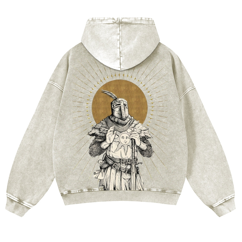 Dark Souls Casual Washed Hoodie 2506023842