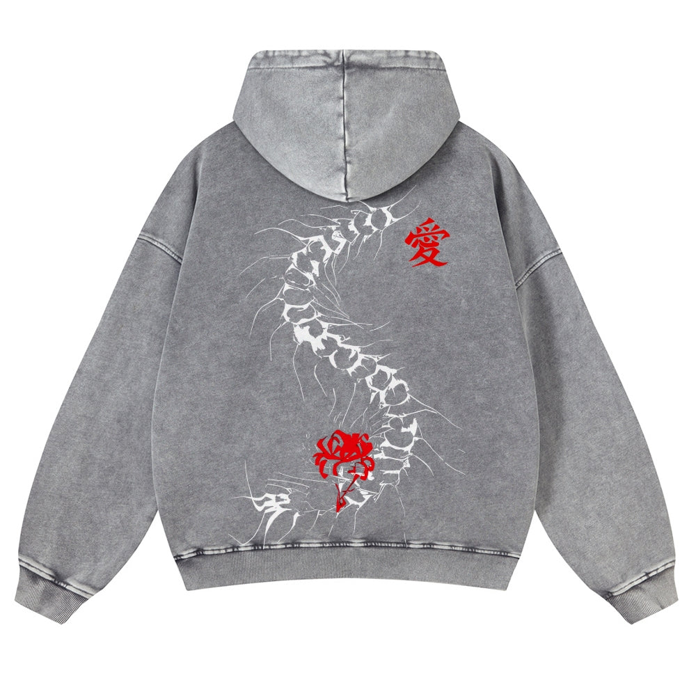 Tokyo Ghoul Casual Washed Hoodies 2506023847