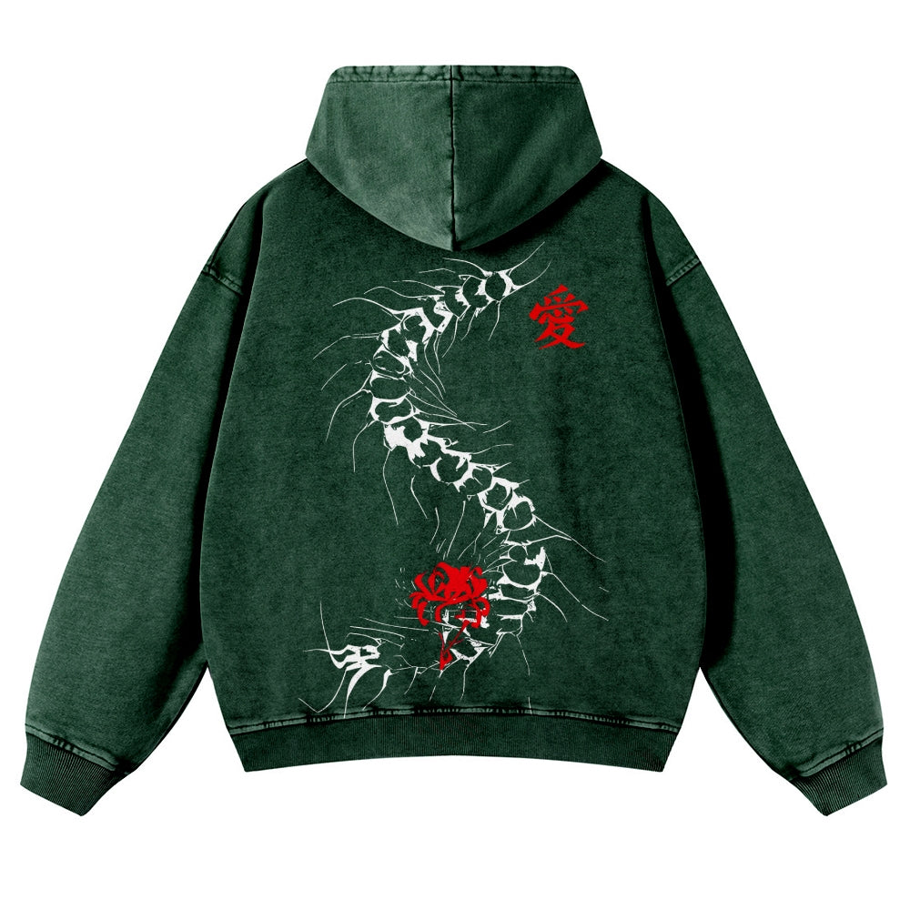 Tokyo Ghoul Casual Washed Hoodies 2506023847