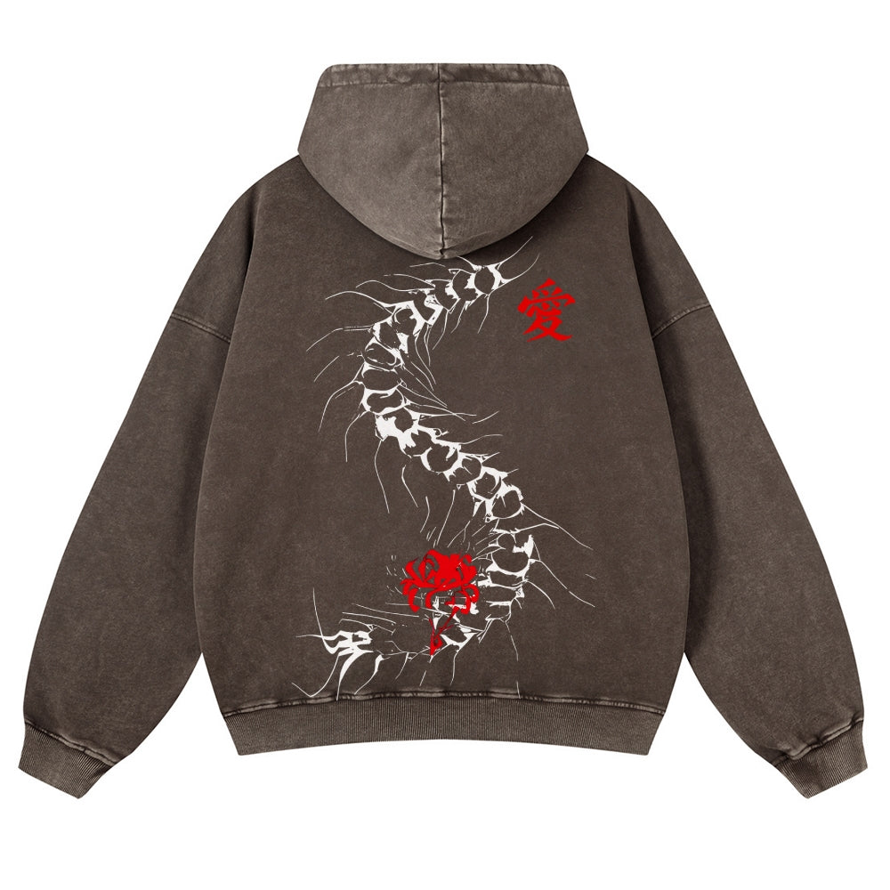 Tokyo Ghoul Casual Washed Hoodies 2506023847