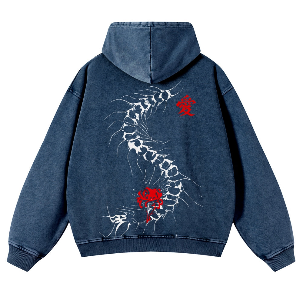 Tokyo Ghoul Casual Washed Hoodies 2506023847