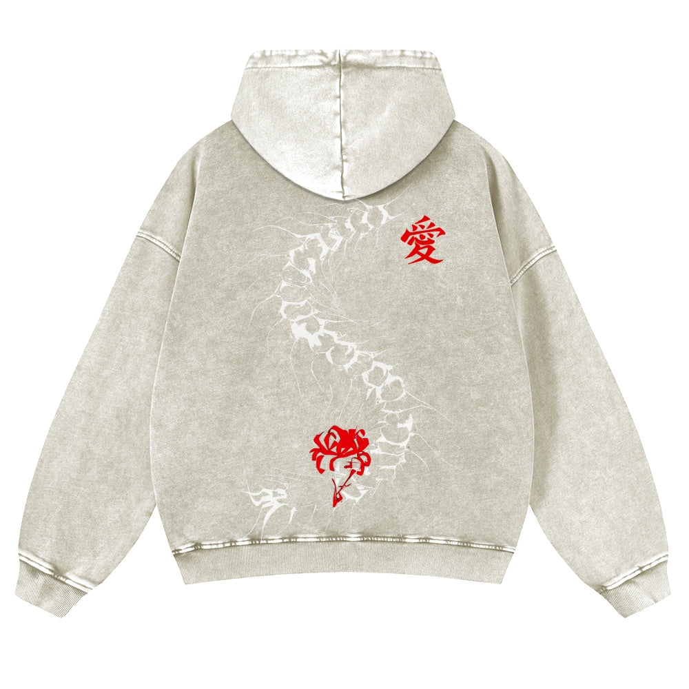 Tokyo Ghoul Casual Washed Hoodies 2506023847