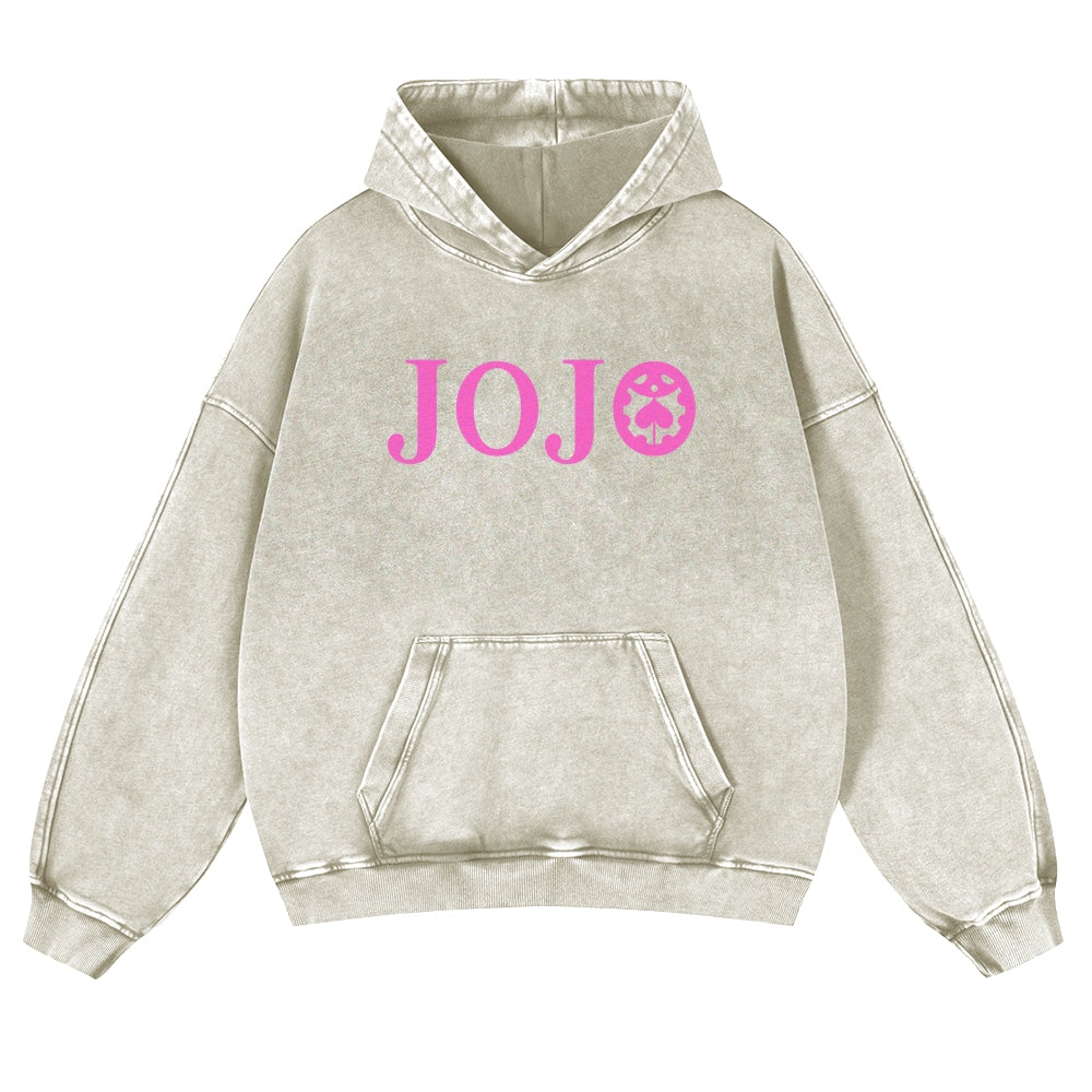 Jojo's Bizarre Adventure Casual Washed Hoodies 2506023895