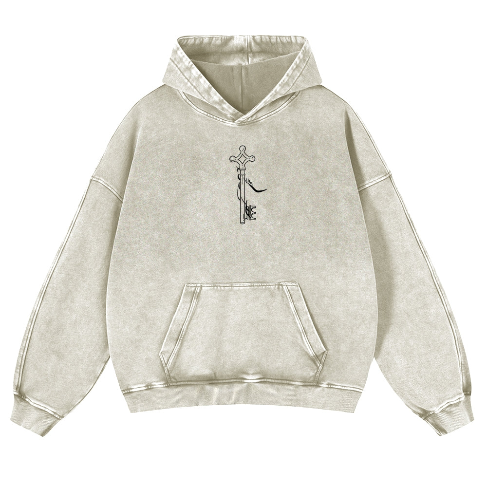 Attack on Titan Casual Washed Hoodies 2506023916