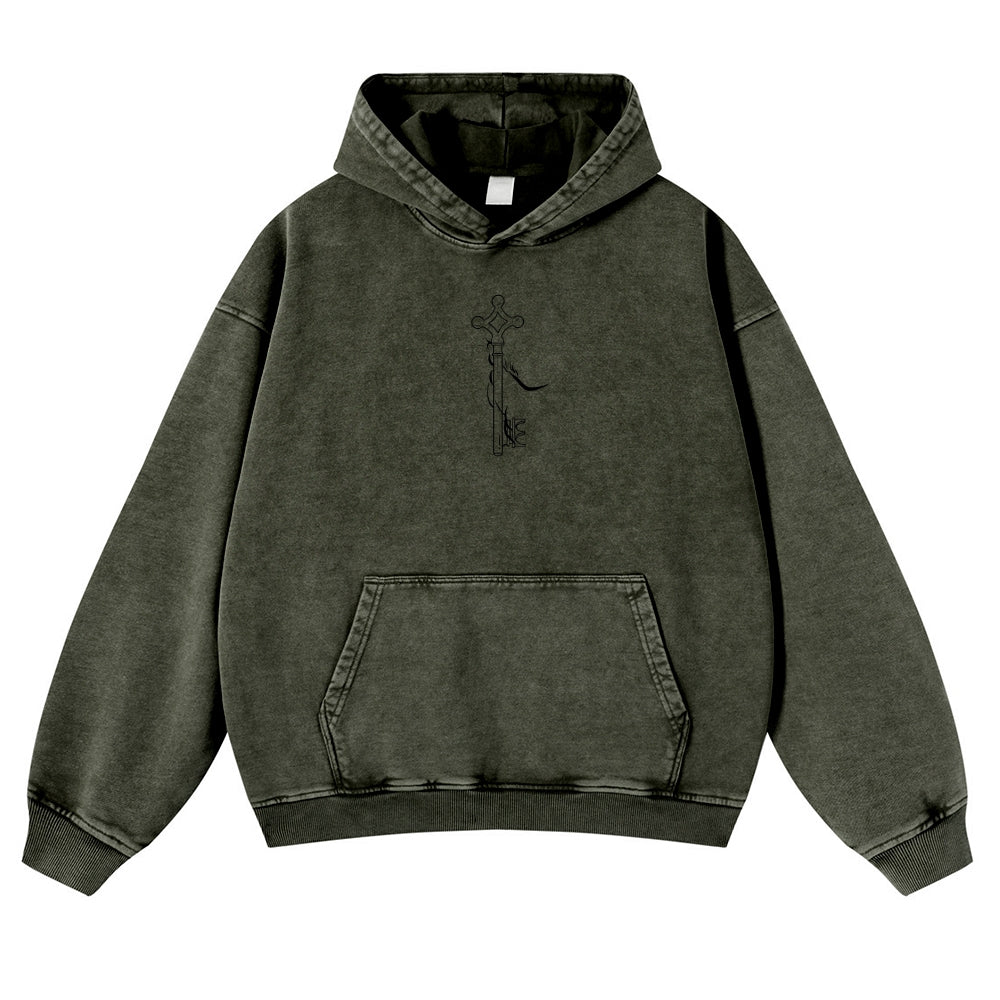 Attack on Titan Casual Washed Hoodies 2506023916
