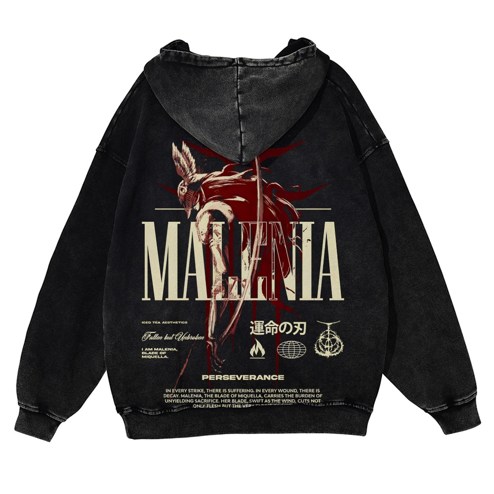 Elden Ring Casual Washed Hoodies 2506023927