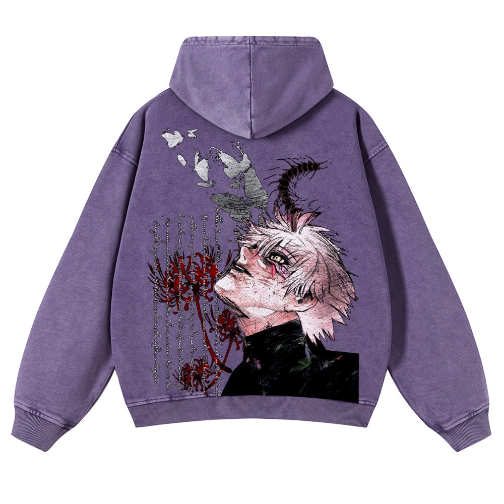 Tokyo Ghoul Casual Washed Hoodies 2506023997