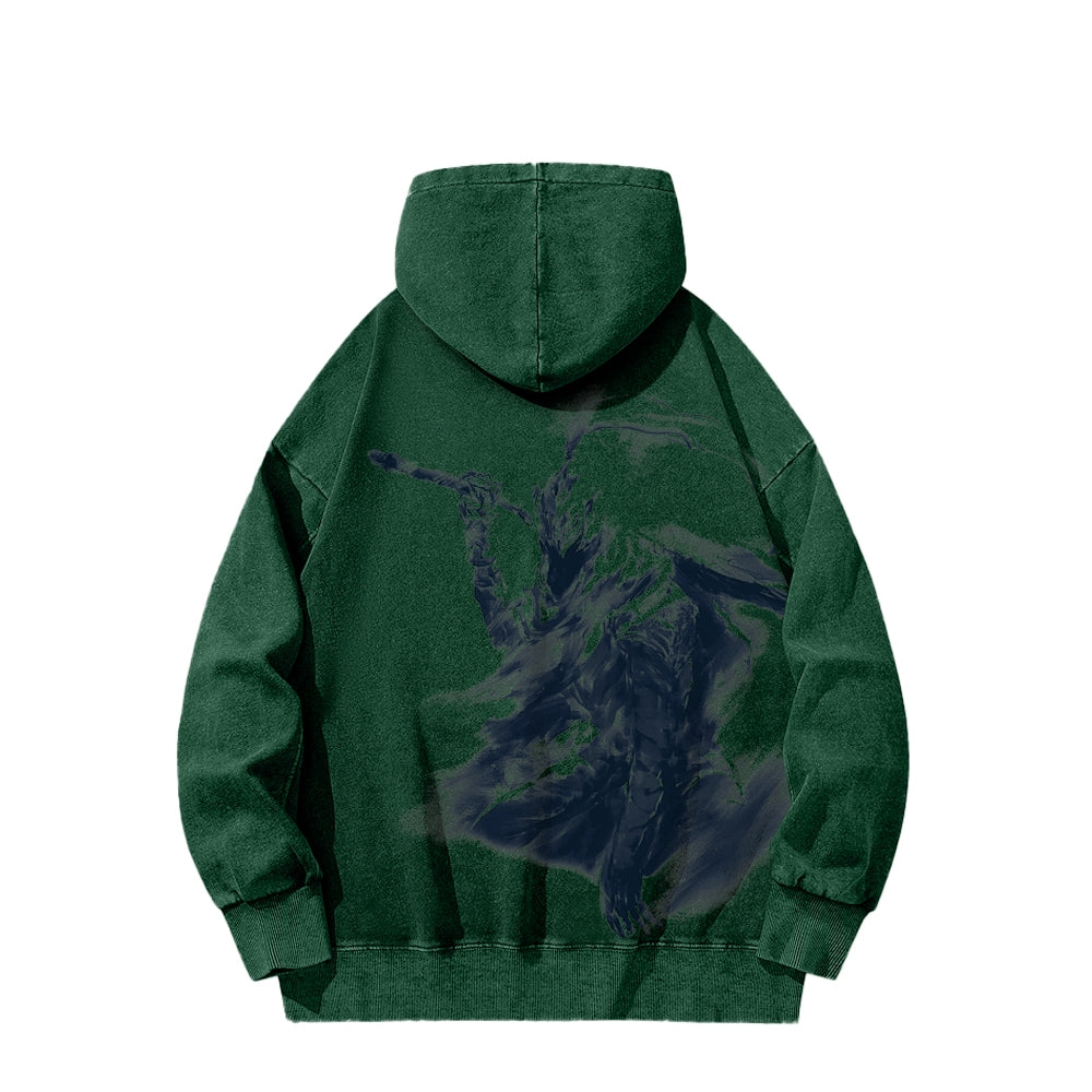 DARK SOULS Casual Washed Hoodies 2506024001